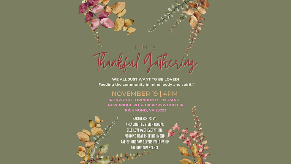 THE THANKFUL GATHERING!