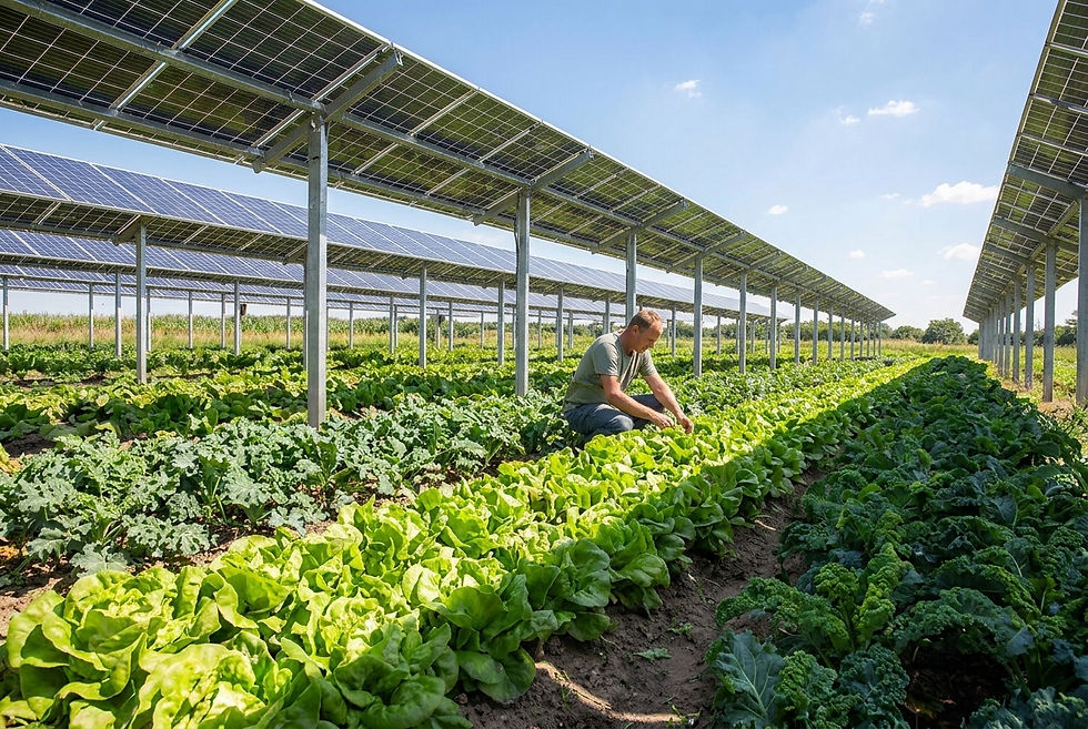 Agrivoltaics Vegetable FRP system Reinforce Technology