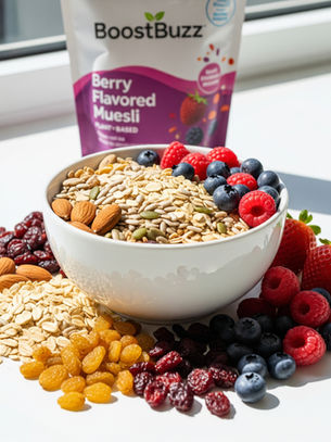 Protein Packed Smoothie bowl with nuts and fruits