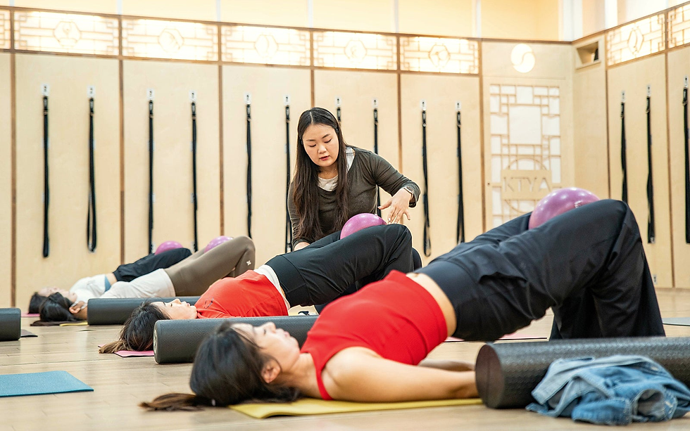 오해인원장님 소도구필라테스 강의사진