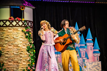 Elle Enchanted performs as Rapunzel at Fringe World