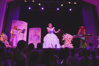 Elle Enchanted performs as Cinderella at one of her fairy tale concerts