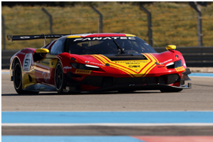 The Ferrari 296 GT3 at Circuit Paul Ricard