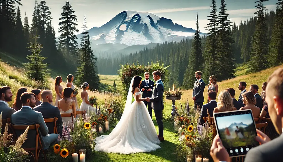 You wouldn't let your Wedding Photographer shoot your wedding with an iPad would you?