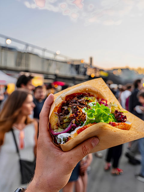 Food Festival Catering of döner kebabs