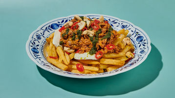 Loaded Butter Chicken Cheese Fries - Kebap with Attitude