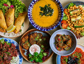 Vegan, Vegetarian and Meat starters 