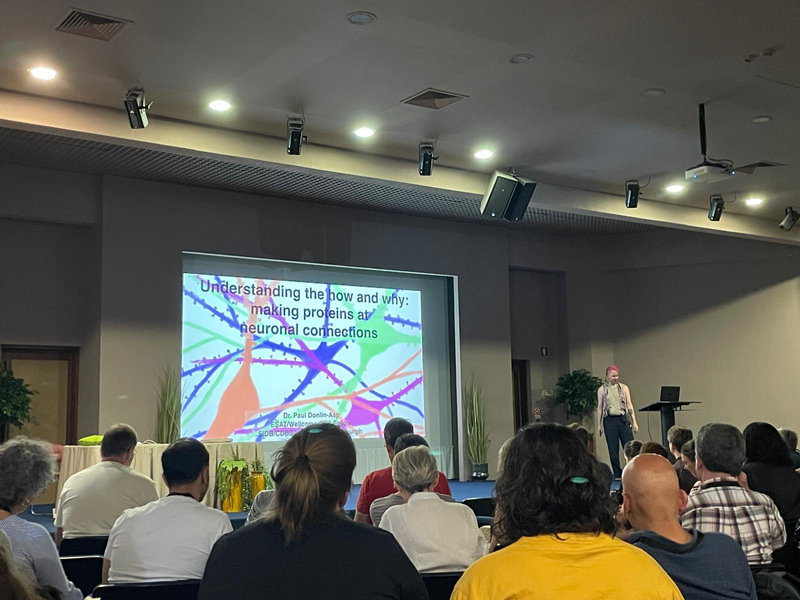 Paul presenting a talk at a conference