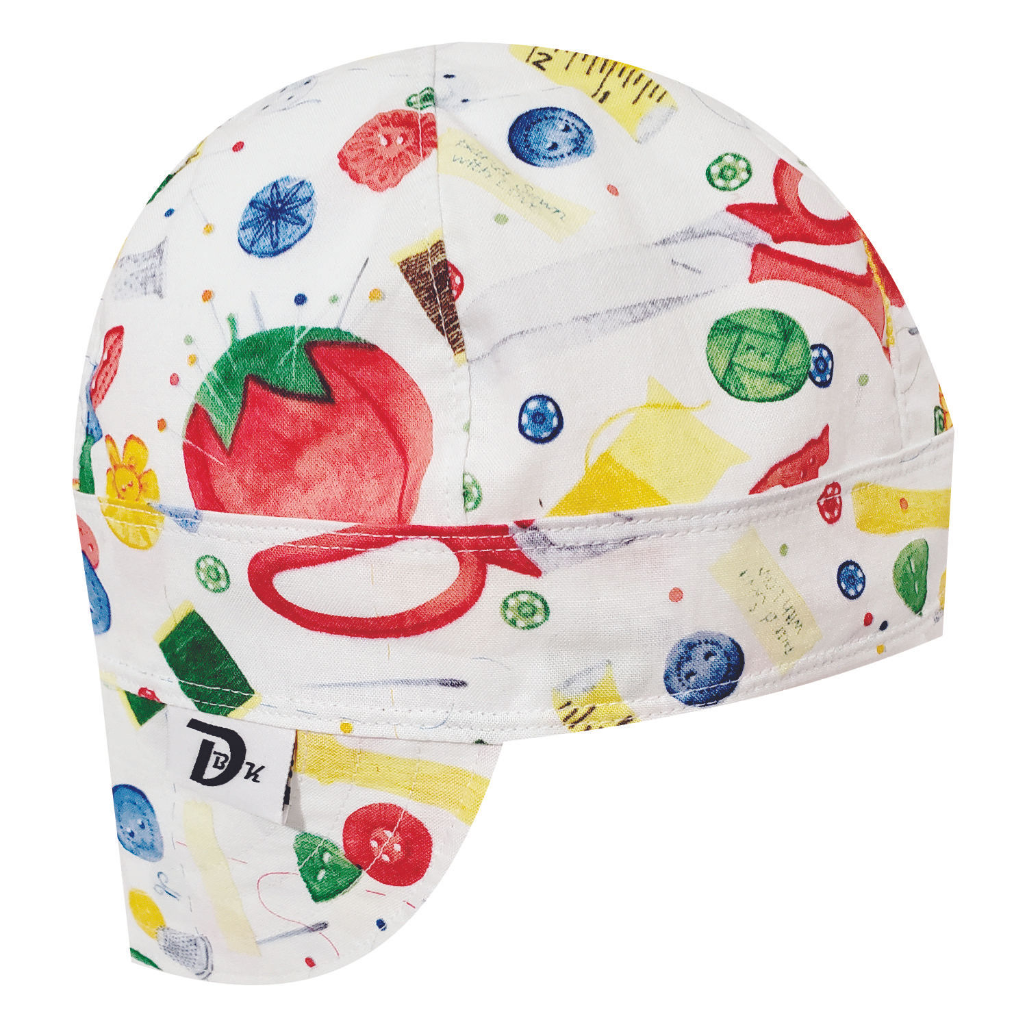 White Sewing Notion Welding Cap