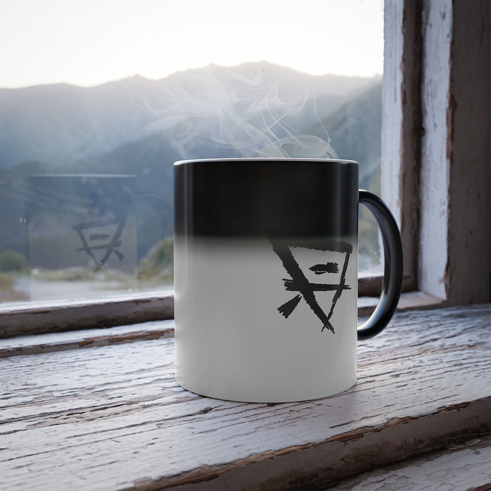 Blood Zero Symbol Color Changing Coffee Mug