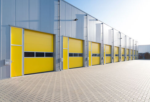Yellow Commercial Garage doors Garage Door Specialists