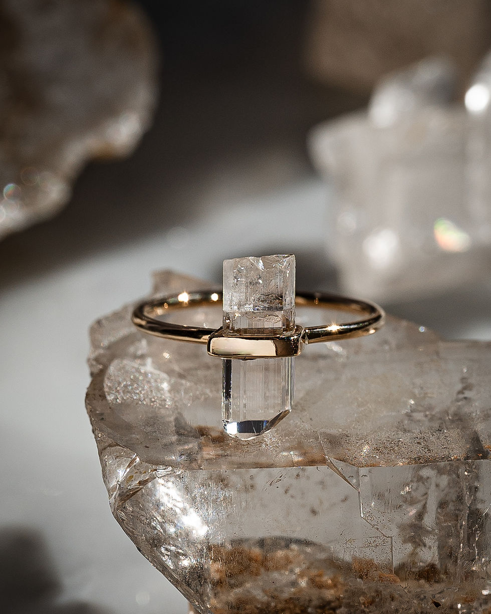 Thumbnail: imperial raw Topaz Ring