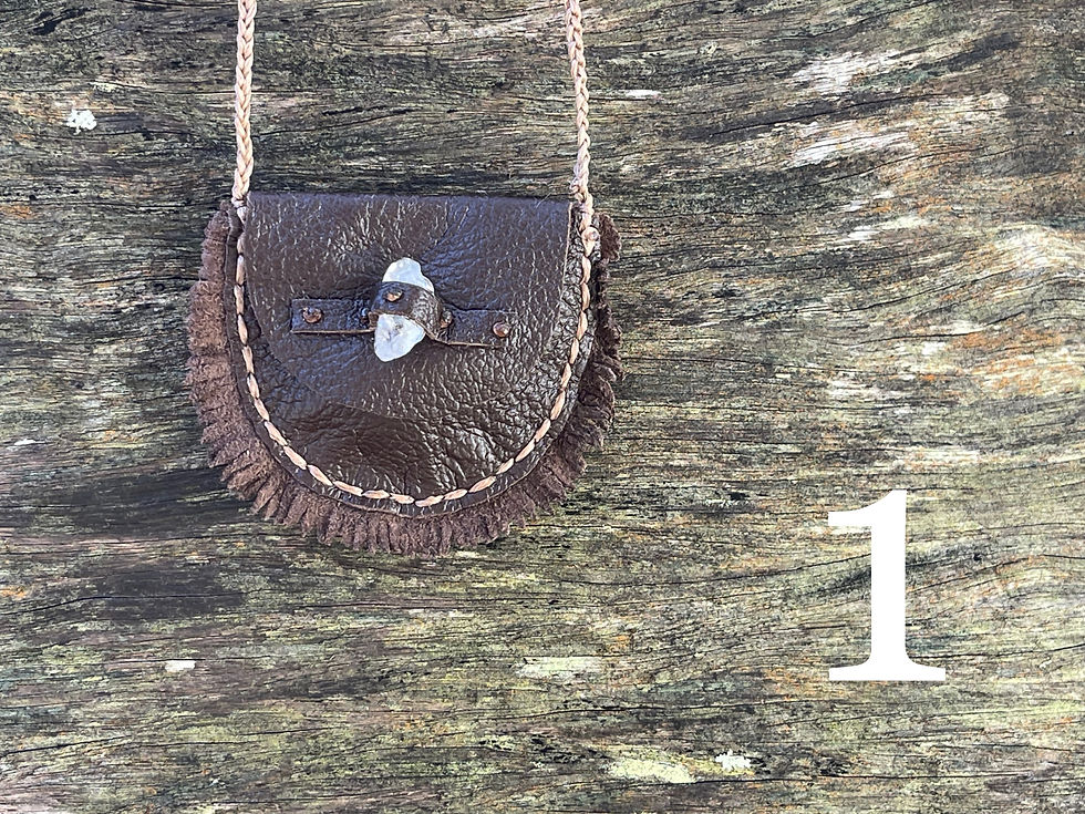サムネイル： Shaman Medicine pouch シャーマンのメディシンバッグネックレス