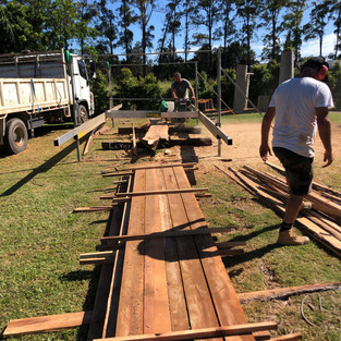 Milling; Locally sourced hardwoods