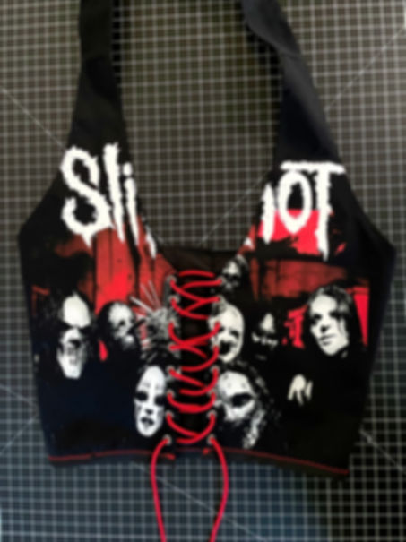Slipknot front lace-up halter top
