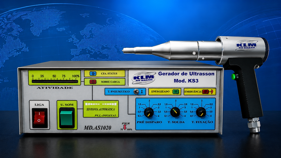 Gerador Portátil de Ultrassom da KLM Soldas