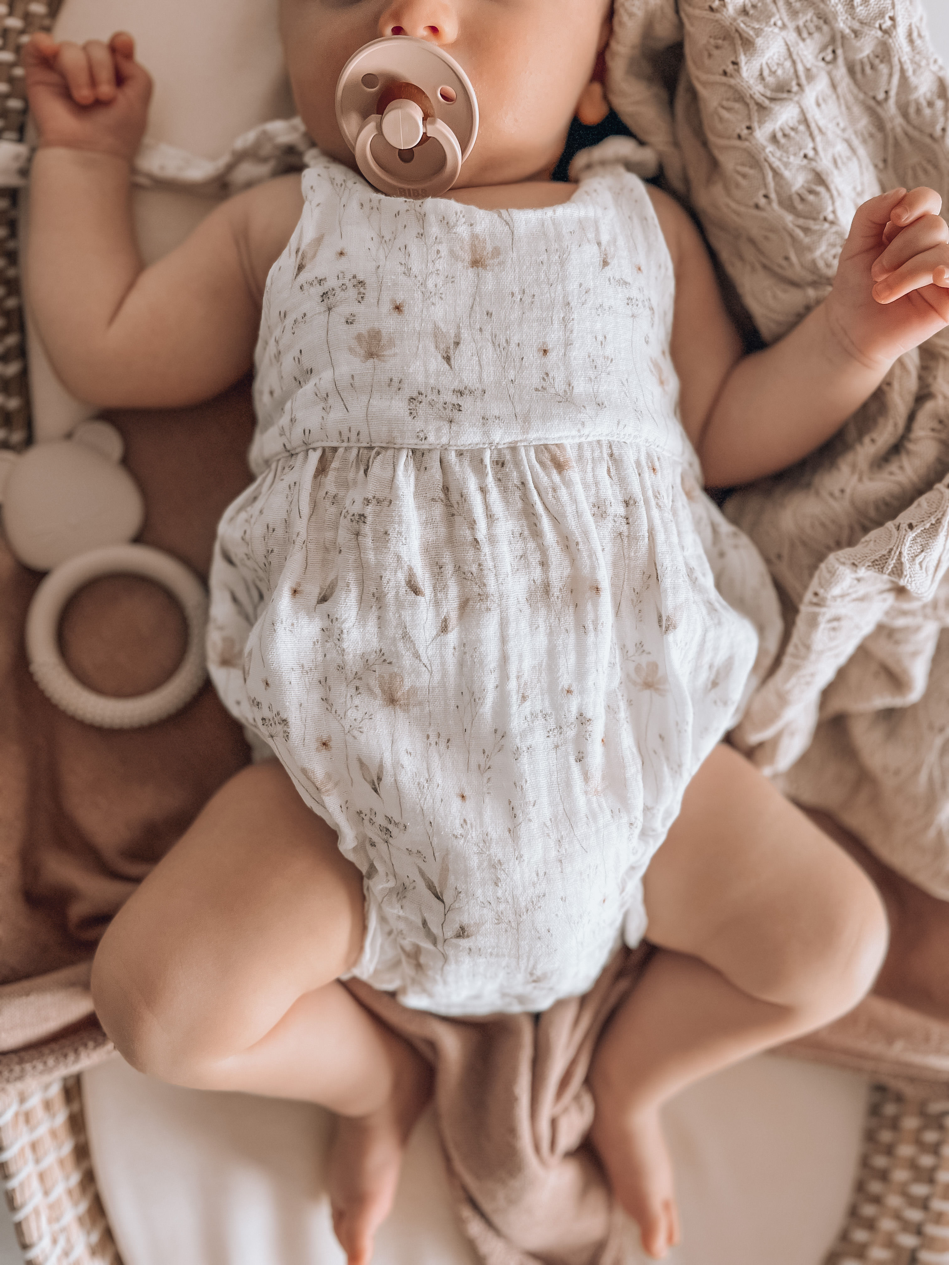 Fofo em musselina com padrão