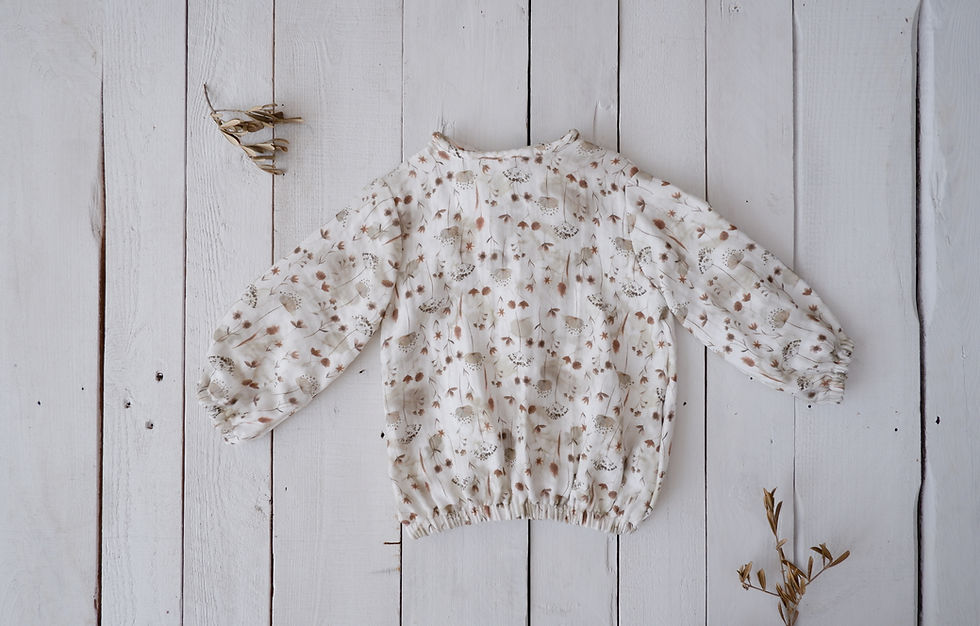Thumbnail: Patterned muslin sweater