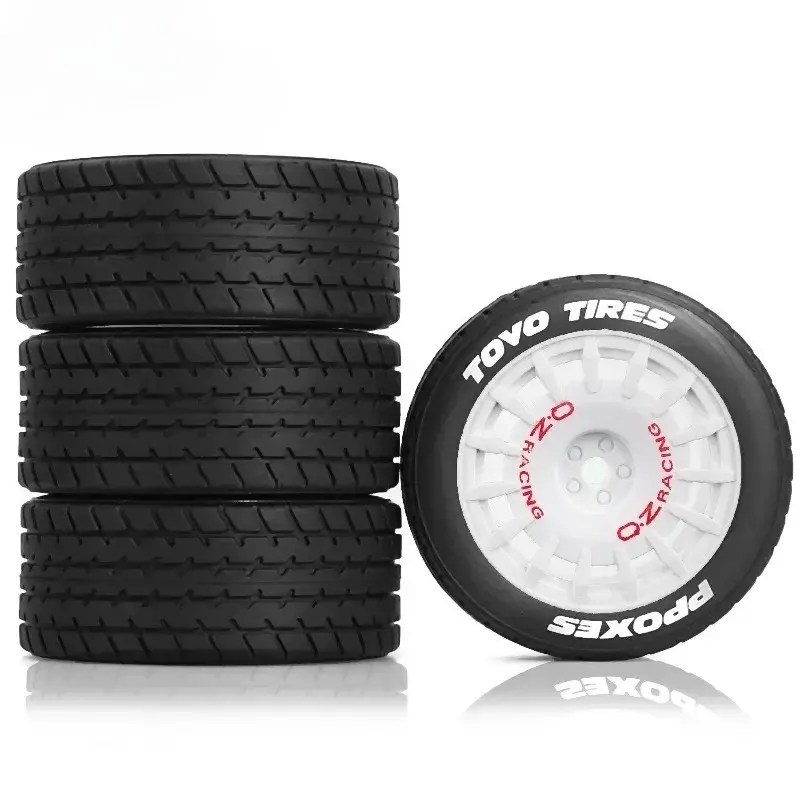 Thumbnail: 4PCS 60mm RC Car Wheel & Tire Set | for Tamiya M03 M04 M05 XM01 & MJX 14303 1430
