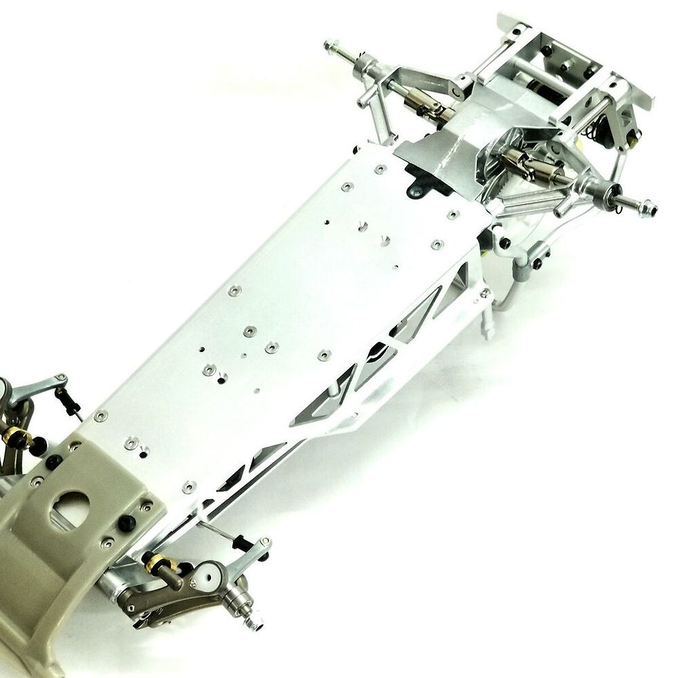 Thumbnail: 1set Aluminum Chassis Kit Fit for Tamiya 1/10 Sand Scorcher Fighting Buggy Champ