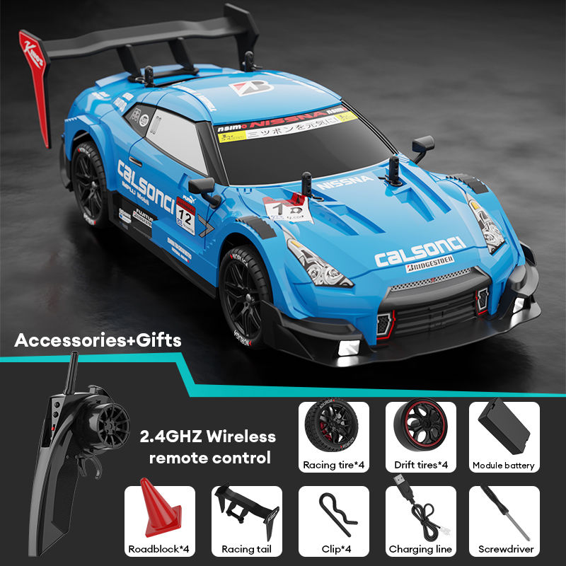 Thumbnail: 1:14 Remote control car 2.4Ghz wireless remote control four-drive LED car lights
