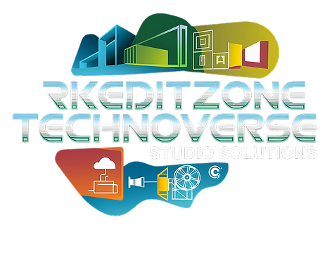 Rkeditzone technoverse studio solutions logo