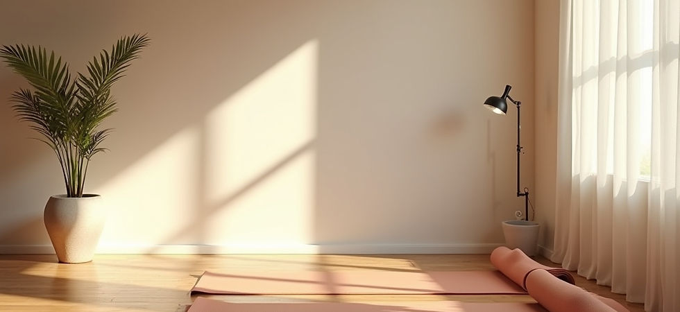 Yoga in your own special place at home