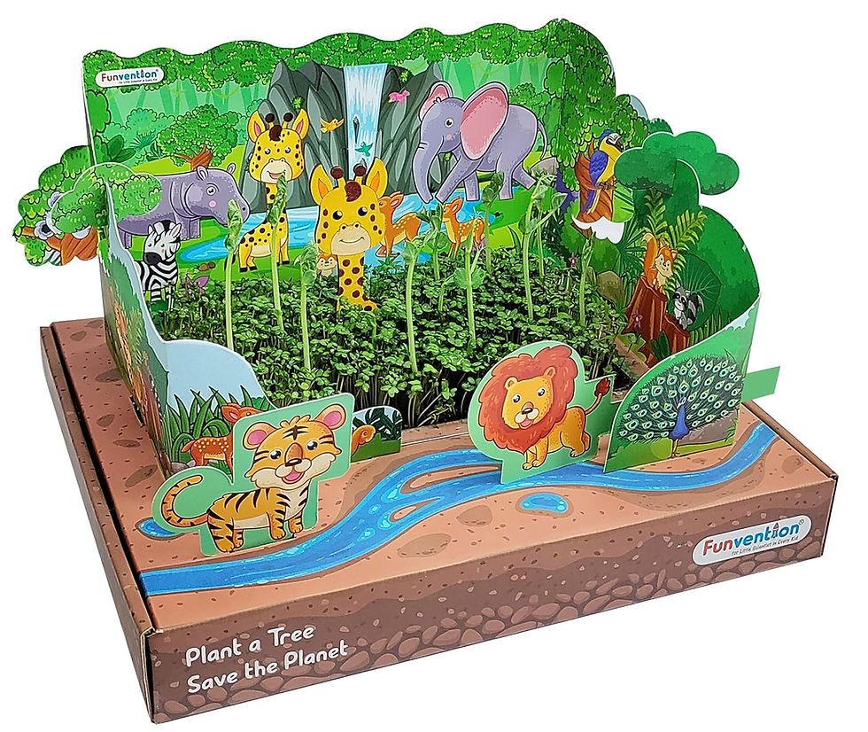 FUNVENTION JUNGLE GARDEN SPRINKLER STEM KIT (6 PCS)
