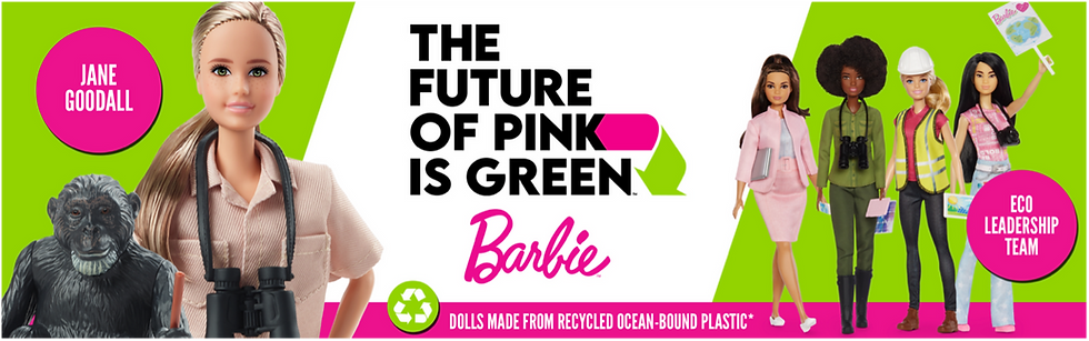 Mattel introduceert nieuwe Dr. Jane Goodall en Eco-Leadership Team gecertificeerd CarbonNeutral® poppen gemaakt van gerecycled ocean-bound plastic, 2022