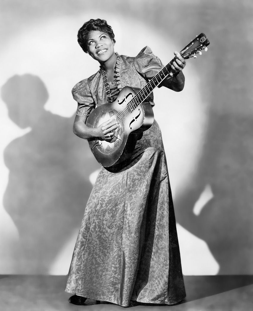 Afbeelding: James J. Kriegman, Publiciteitsfoto voor Sister Rosetta Tharpe (1938).