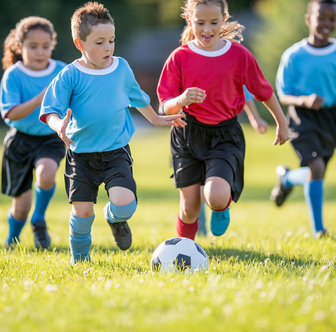 Kids Playing Soccer