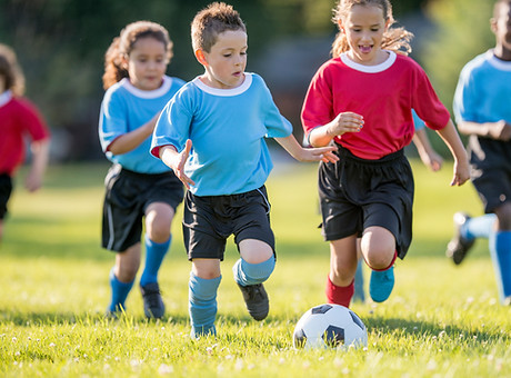 Kids Playing Soccer