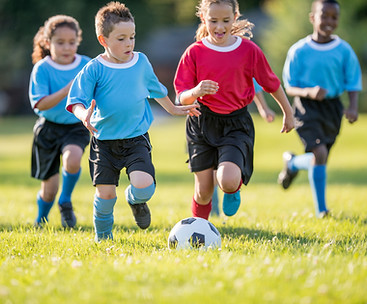 Kids Playing Soccer