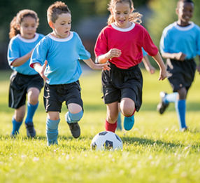 Kids Playing Soccer