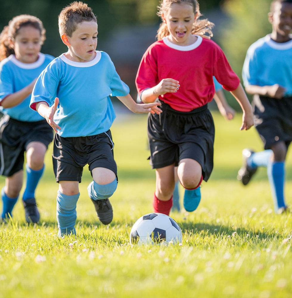 Kids Playing Soccer