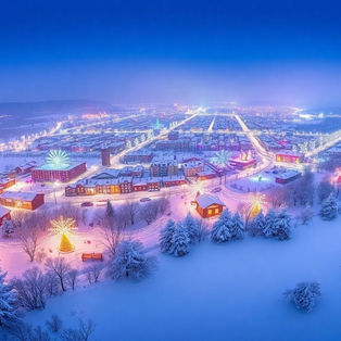 Observatoire de la Capitale : Vue Panoramique sur un Québec Enneigé- Québec- hiver 2024-2025