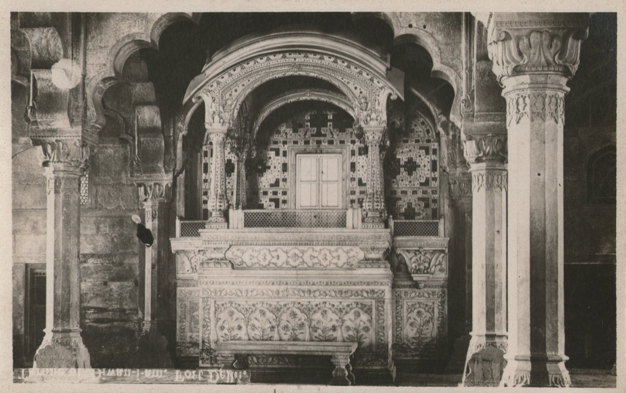 Marble Throne, Diwan-i-Am (public audience hall).