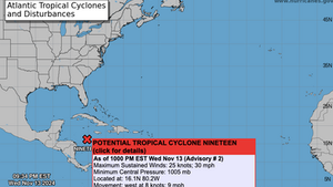 Pronóstico del tiempo para la Península de Yucatán del 14 al 17 de noviembre