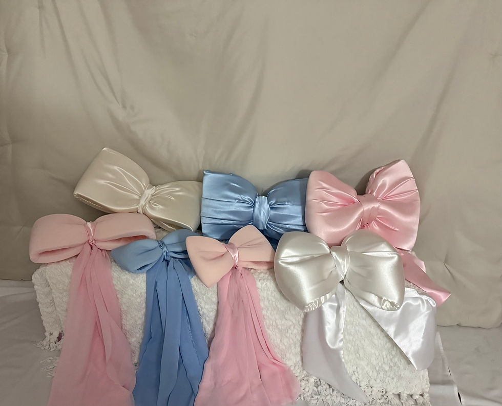 Satin & Chiffon Bows $7-$15