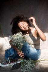 Model im Outdoorstudio - Natural Light