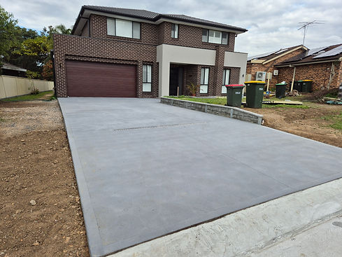Concrete Driveway_Cove Finish_Stormwater_Drainage