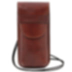 נרתיק עור למשקפיים -חום