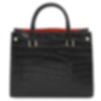 תיק עור לנשים בעיצוב אלגנטי עם טוויסט יוקרתי של מרקם קרוקודיל