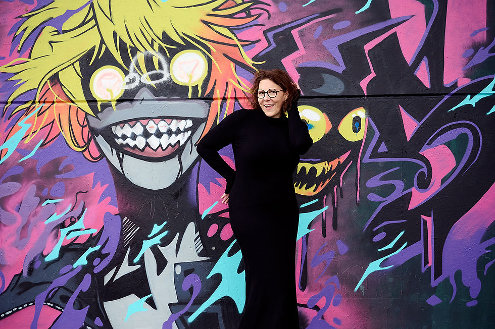 Madeleine Hirtl beim entwickeln ihres Manifest ;)