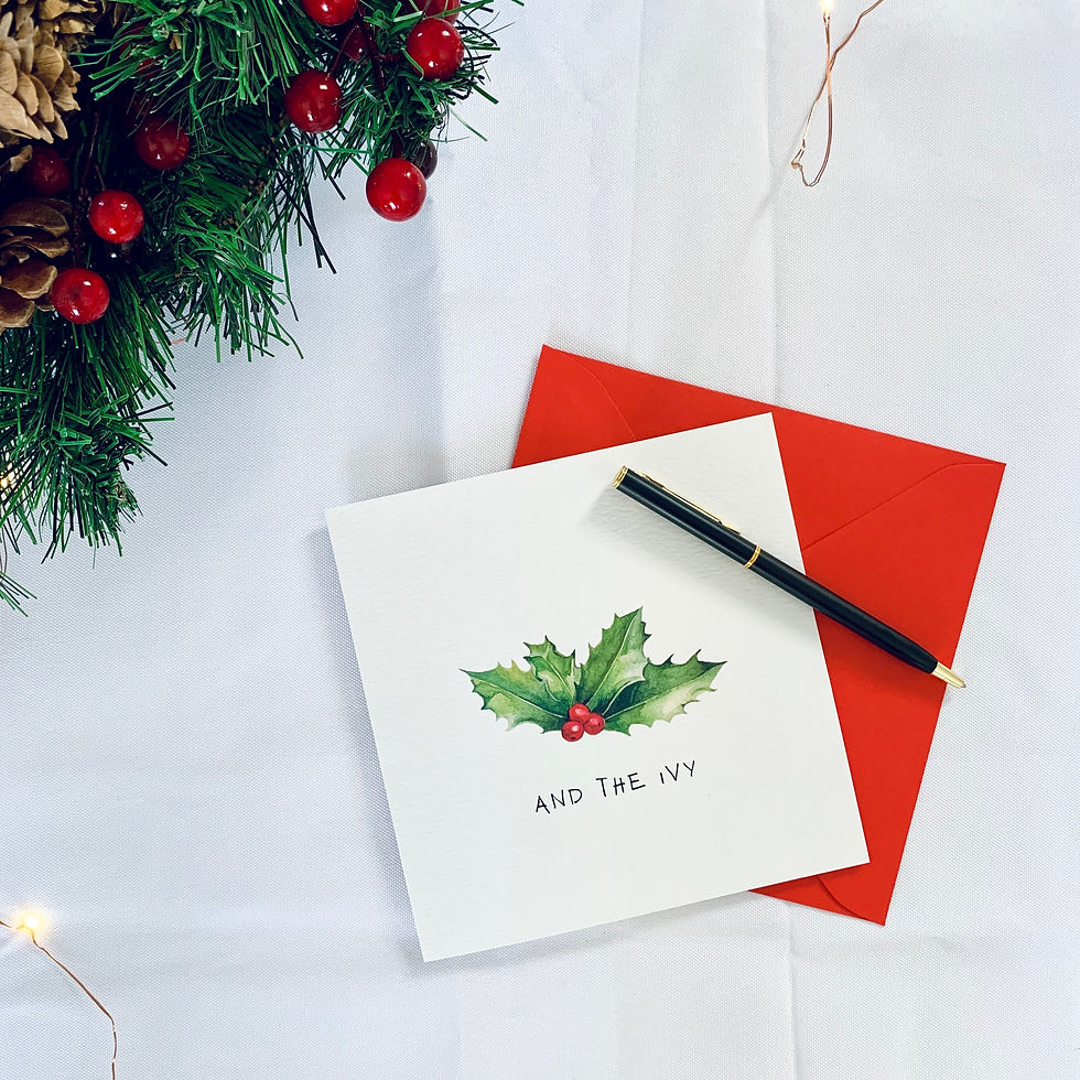 Thumbnail: Holly and the Ivy Christmas Card