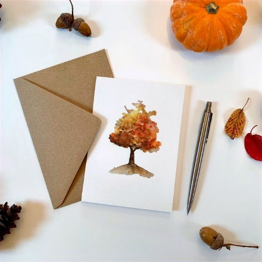 Autumn Tree Greeting Card