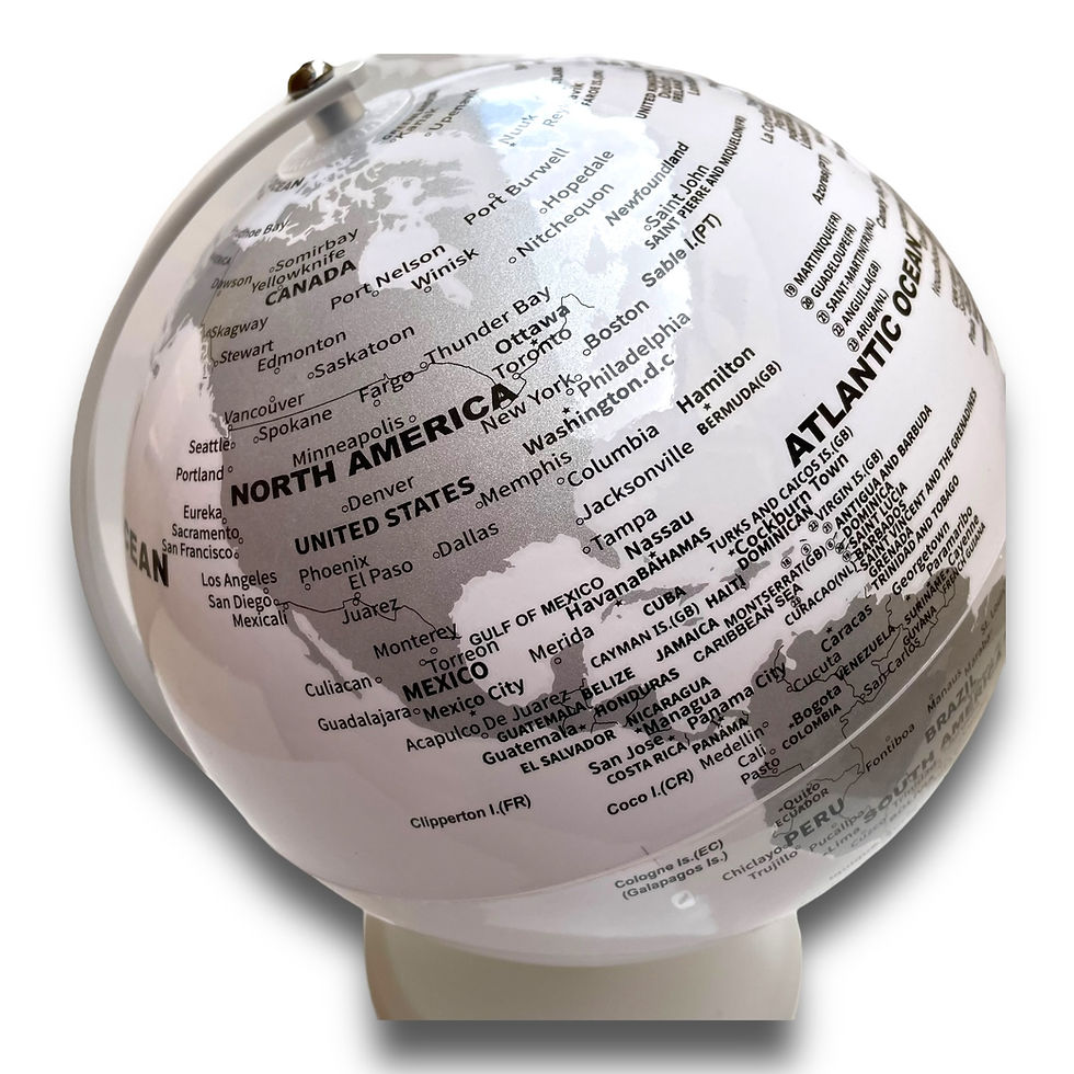 Miniatura: Globo Terráqueo 28 cm  alto  ref 1459
