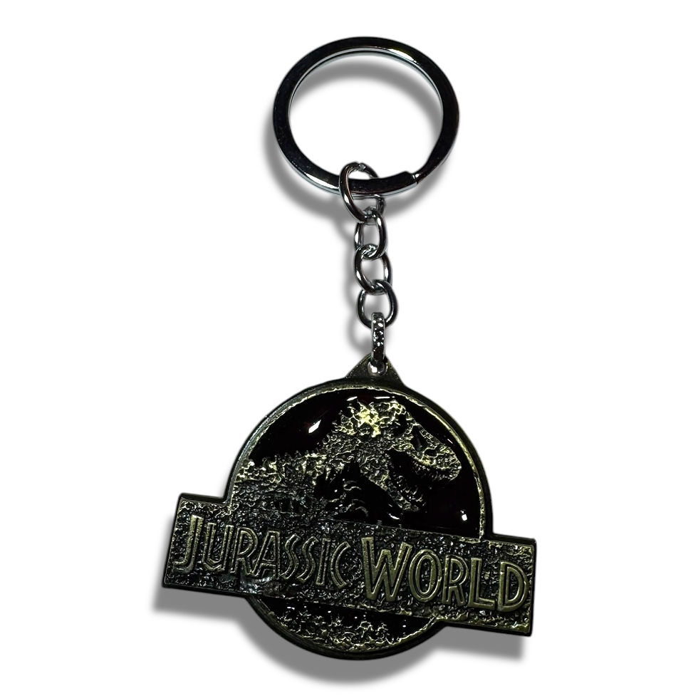Miniatura: Llavero Jurassic Park metálico ref 0838