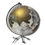 Miniatura: Globo terráqueo 28 cm alto luz led ref 1241
