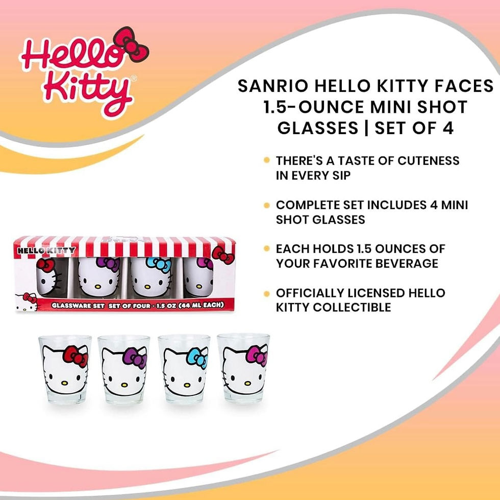 Miniatura: Copas Hello kitty set x 6 oficial 